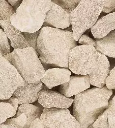 Eboulis de pierres à quartz