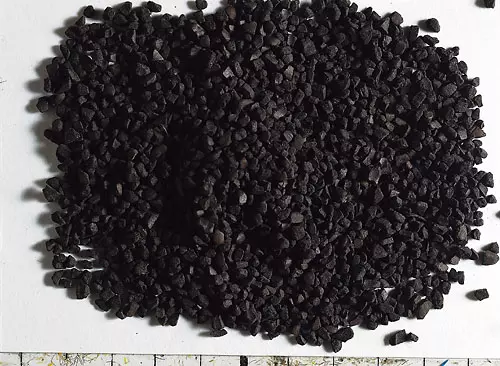Matériel de flocage, charbon, noir, 140 g