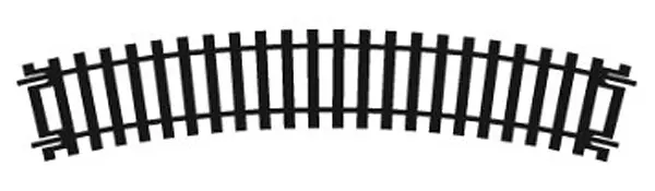 Rail courbe R2 438mm de rayon 22.5° (16 voies au cercle)