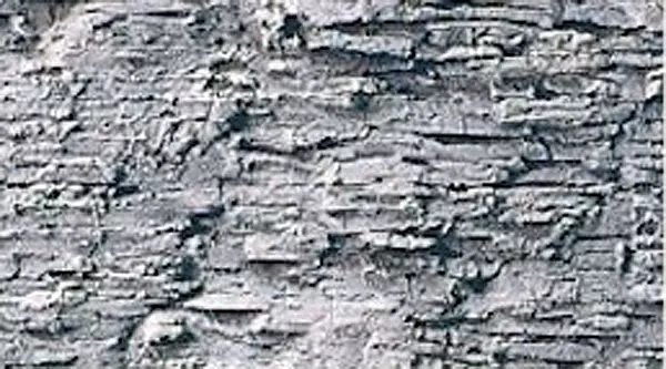 Lot de 2 feuilles de roche ardoise 40x18 cm