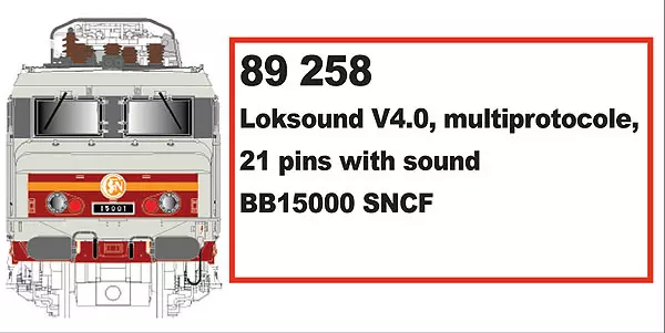 Décodeur digital sound type BB 7000 et BB 15000 (fabrication ESU)