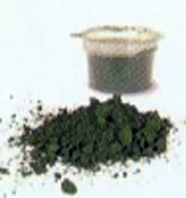 Terre à décors 5 grammes de couleur verte oxyde de chrome