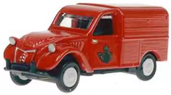 Citroën 2CV rouge de 1952 "POSTE BELGE"
