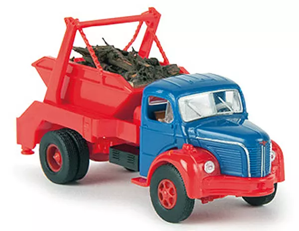 Camion berliet GLR8 couleur bleu rouge