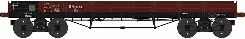 Wagon PLAT TP à 6 ridelles marron N° 499283