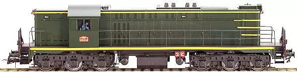 Locomotive diesel A1A A1A 62051 "La Plaine"sans bossage