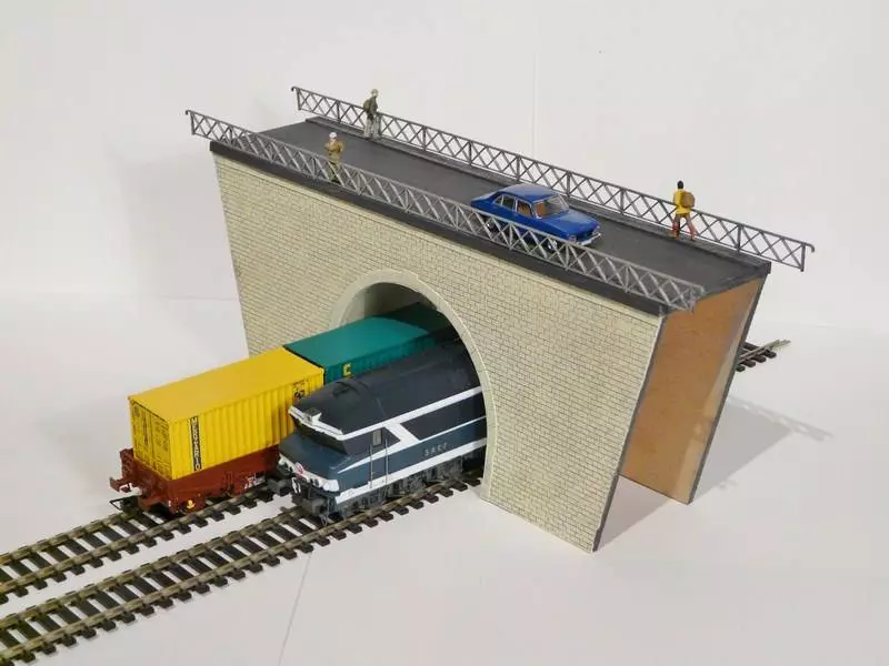 Pont tunnel double voie