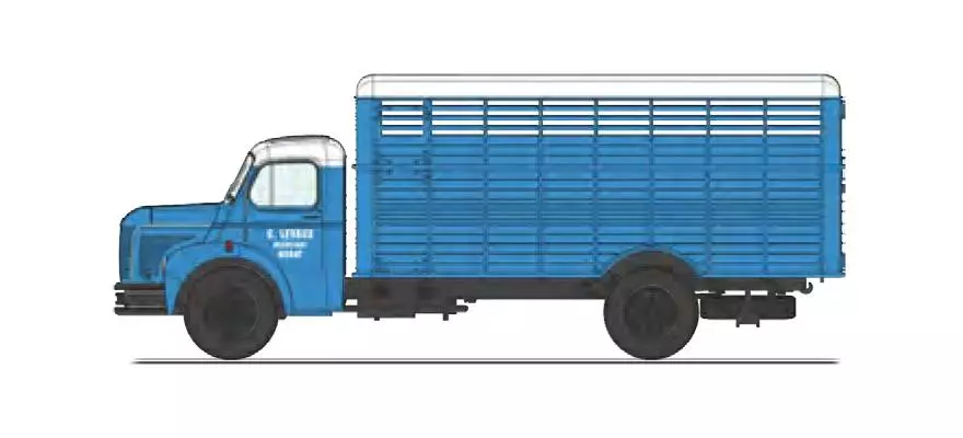Camion Berliet GLC 6 Bétaillère