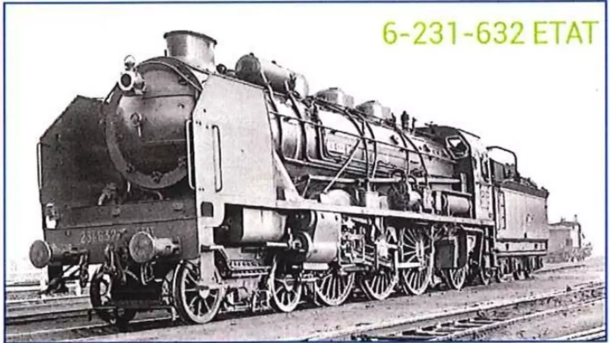 Locomotive à vapeur ÉTAT Pacific 231-603, Batignolles, tender 22516, «La Nestor Léonard » Digitale Sound
