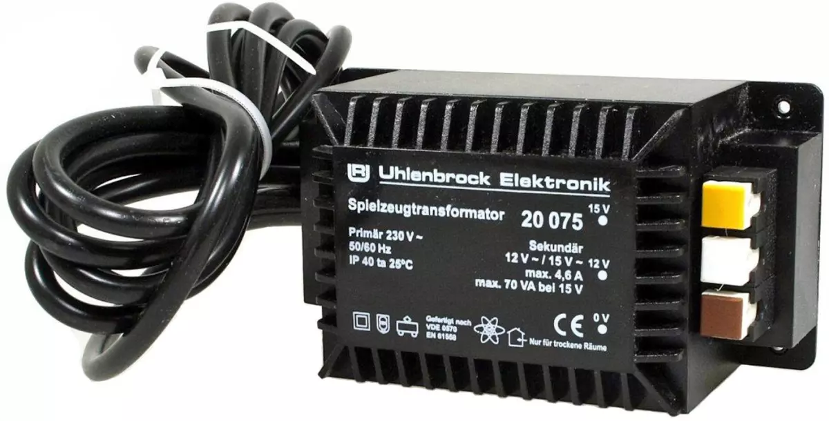 Transformateur 220 V. / 16 V. 70 VA pour centrale Intellibox 2