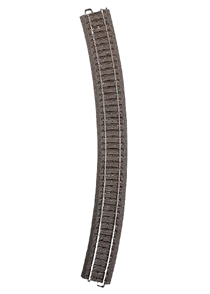 Rail courbe R5 rayon 643.6mm 30°, 12 rails pour 1 cercle