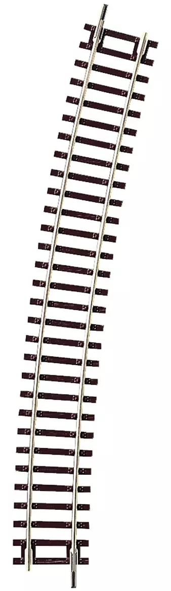 Rail courbe R9 15° 826.4mm de rayon