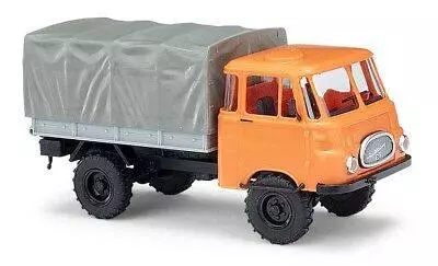 Camionnette Robur LO 1800 A livrée orange Busch 51602 - HO : 1/87 - EP IV