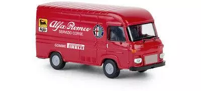 Camionnette Alfa Roméo F20n livrée rouge Brekina 14629 - HO : 1/87 - EP III / IV