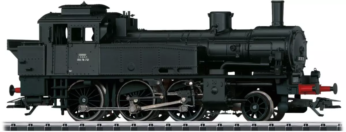 Locomotive à vapeur 130 TB livrée noire