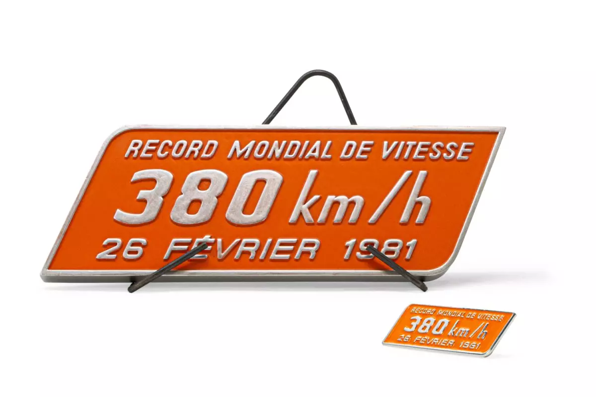 Set 4 éléments TGV Sud-Est Jouef 2412 "Record du Monde 1981" - HO 1/87 - SNCF - EP IV