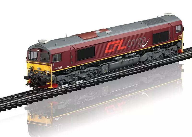 Locomotive diesel Class 66 JT42CWR MARKLIN 39066 - CFL Cargo - HO 1/87 - EP VI