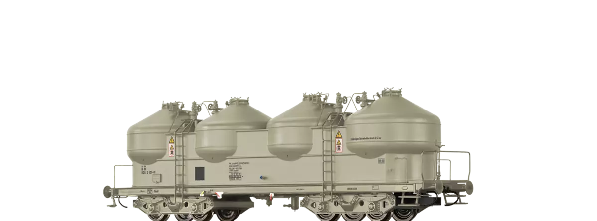Un wagon silos UACS 946 beige BRAWA 50305 - DB - HO 1/87 - EP V