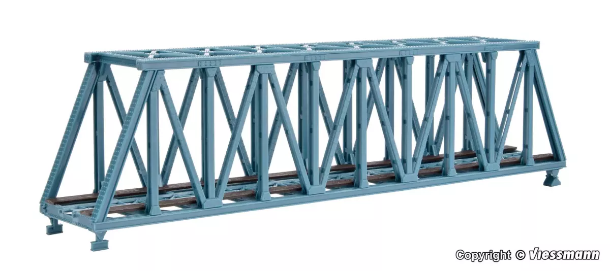 Pont à caisson VOLLMER 47801 en acier - N 1/160 - 225 x 38 x 61 mm