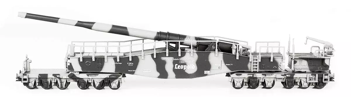 Canon sur rail type K5 "Leopold" HOBBYTRAIN H23603 - DRG - N 1/160 EP II