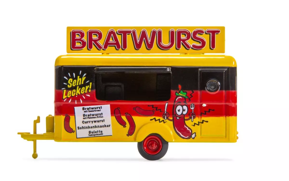 Remorque à Bratwurst Allemagne LIMA HC5001 - HO 1/87 - Ep V