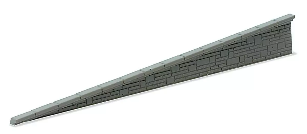 4 Bordures de rampe en pierre pour plate-forme PECO NB67 - N 1/160