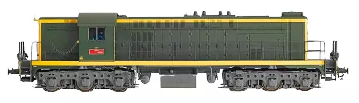 Locomotive diesel A1A-A1A 62073 Strasbourg