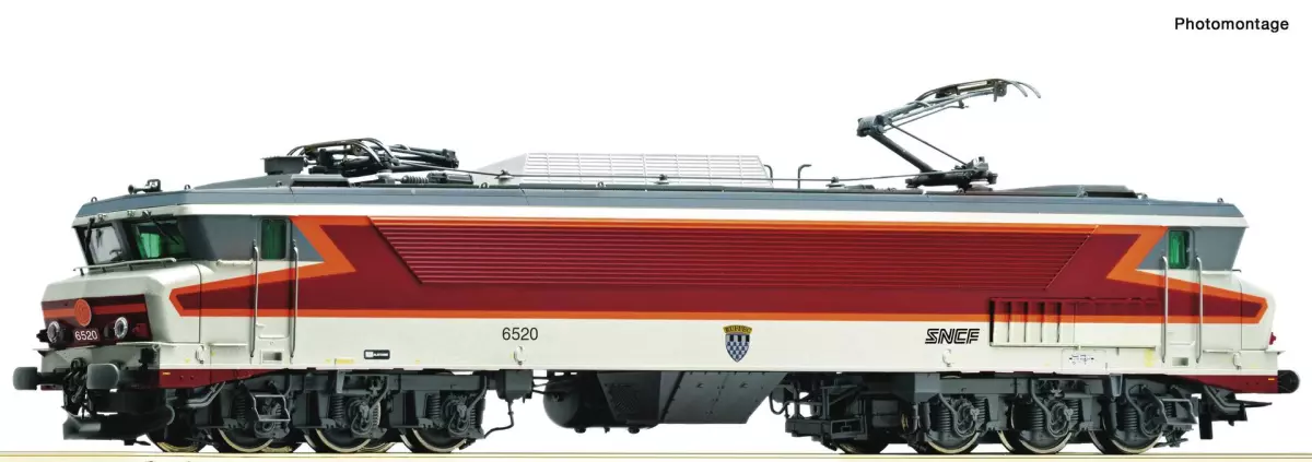 Locomotive électrique CC 6520 Roco 78617 - HO : 1/87 - SNCF - EP IV - digital sound