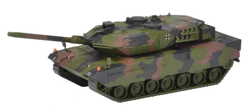 Véhicule Leopard 2A6 de l'armée allemande - SCHUCO 452656500 - HO 1/87