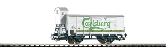 Wagon bière Calsberg Piko 54024 - HO 1/87 - DSB - EP III