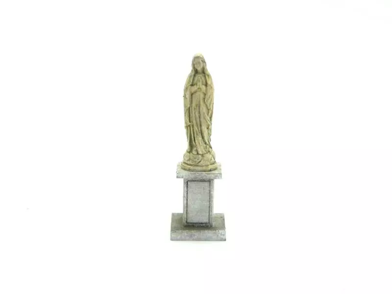 Vierge Marie avec socle - Bois Modelisme 111014 - HO 1/87