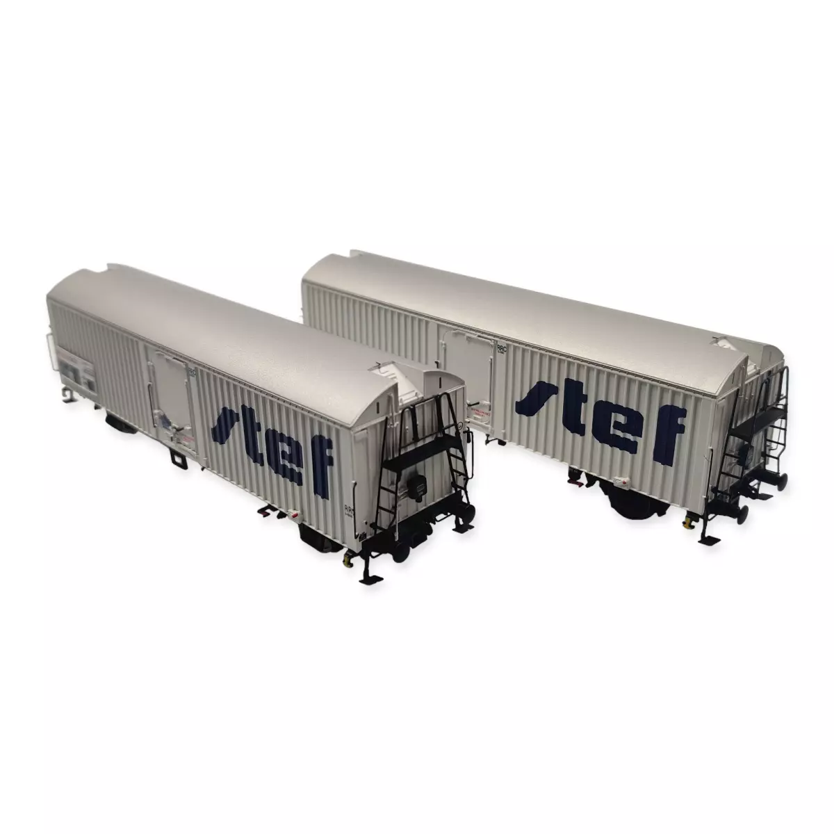 Set 2 wagons réfrigérants STEF moderne Ls Models 30237 - HO 1/87 - SNCF - EP IV / V