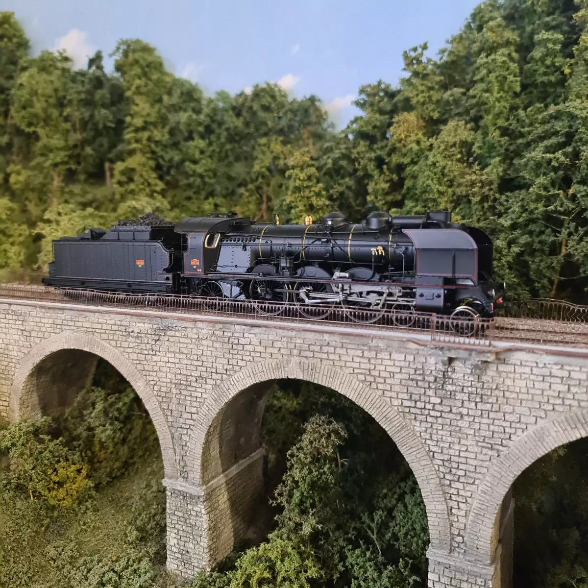 Locomotive à vapeur 1-231 G 236 "REIMS" REE MODELES MB135  - SNCF - HO 1/87
