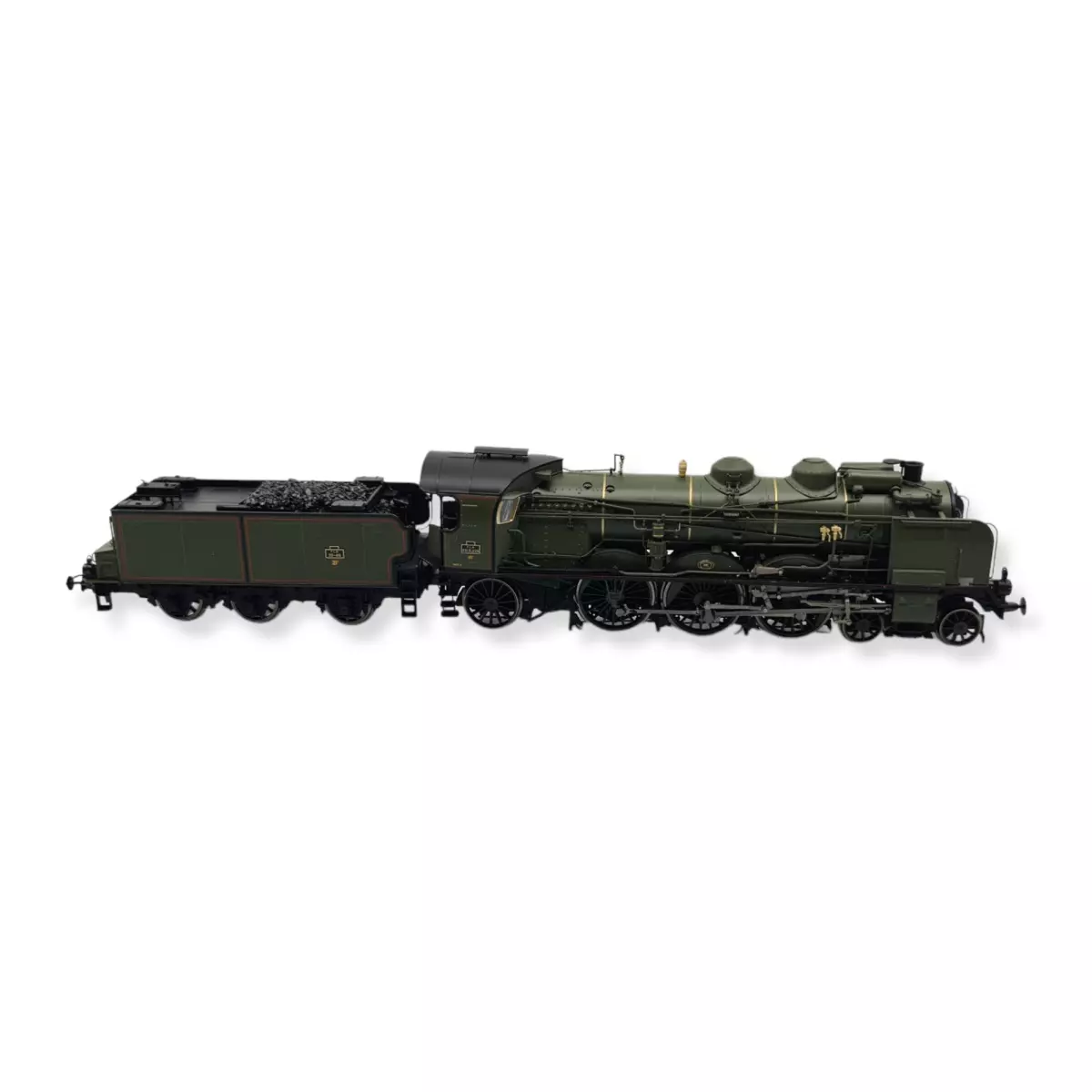 Locomotive à vapeur 231 D 229 Verte REE MODELES MB138SAC  - PLM - HO 1/87 - EP II