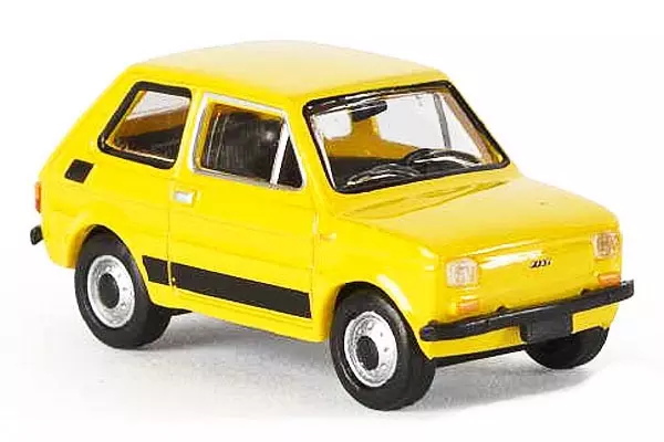 DIVERS SI61 3 FIAT 126 jaune DIVERS SI61 3 FIAT 126 jaune