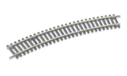 Rail courbe rayon 505 mm 22,5° Peco ST230 - HO : 1/87 - Code 100