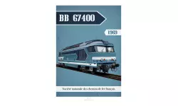 Poster Locomotive BB 67590 - 1969 - A2 42.0 x 59.4 cm - SNCF