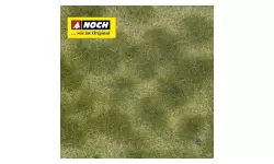 Feuille/tapis herbe 120 x 180 mm Vert beige NOCH 07253 - HO 1/87 - Détaillé