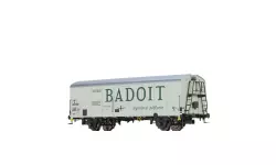 Wagon frigorifique IF "Evian & Badoit" Brawa 48348 - HO : 1/87 - SNCF - EP III