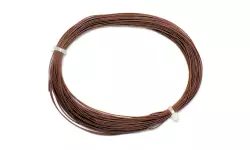 Câble flexible 0,5 mm de section, 10 mètre de longueur - couleur marron
