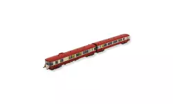 EAD X-4509 railcar and trailer "Lyon-Vaise" REE MODELS NW170 - SNCF - N 1/160