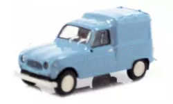 Renault 4 fourgonnette 1961 bleu clair