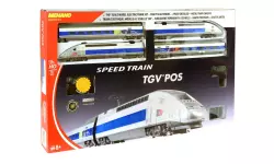 Set de départ TGV POS Mehano T756 - HO : 1/87 - ovale de voie inclut - Réédition