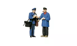 2 figurines "Livraison de courrier" PREISER 45093 - II G 1/22.5