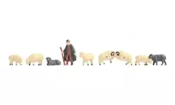 Berger avec moutons - HO 1/87 - Noch 18210