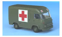 Fourgon Saviem SG2 ambulance militaire - HO 1/87 ème - SAI 2909