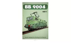 Poster Locomotive BB 9004 - 1954 - SNCF - A2 42.0 x 59.4 cm