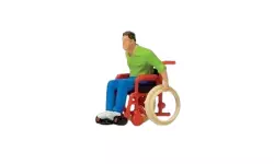 Homme en fauteuil roulant PREISER 28164 - HO 1/87