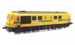 CC 65505 diesel locomotive in ETF yellow livery