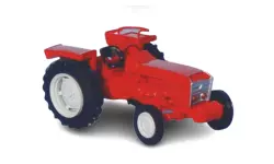 Tracteur agricole Renault 56 rouge - SAI 971 - HO 1/87